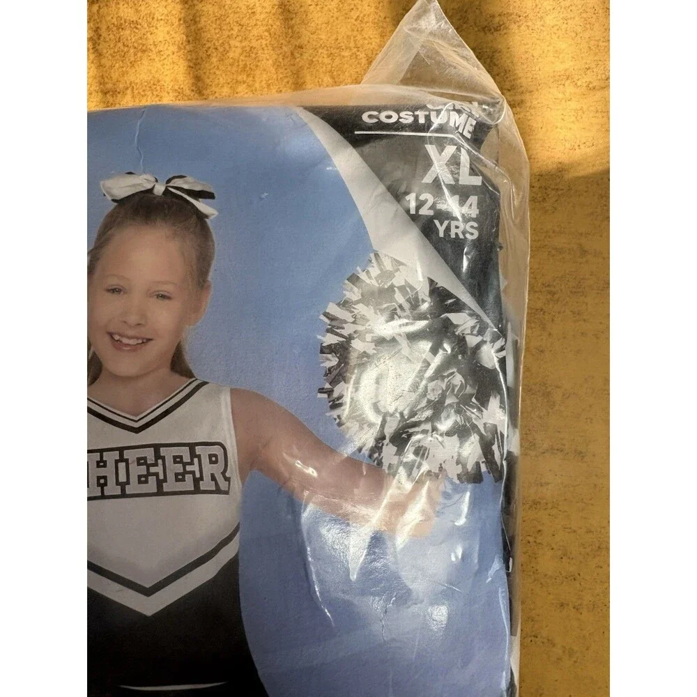 Spooktacular Creations Girls Cheerleader Halloween Costume Complete Outfit‎ XL